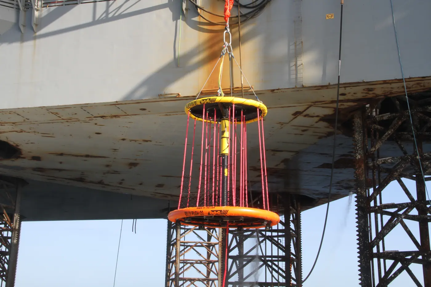 X-904 Personnel Transfer Device in use offshore
